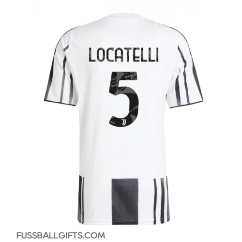Juventus Manuel Locatelli #5 Fußballbekleidung Heimtrikot 2025-26 Kurzarm